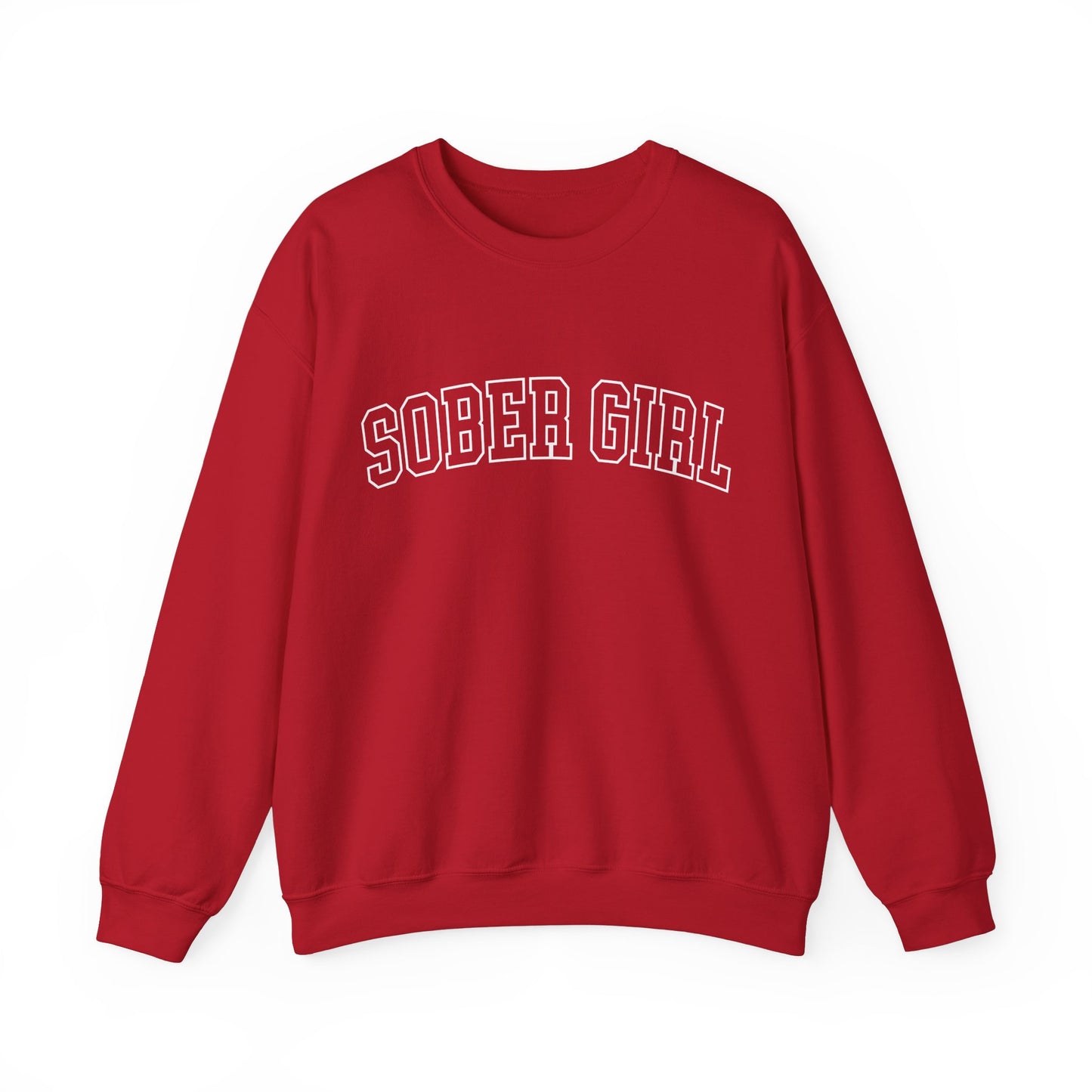 Sober Girl Varsity Crewneck Sweatshirt