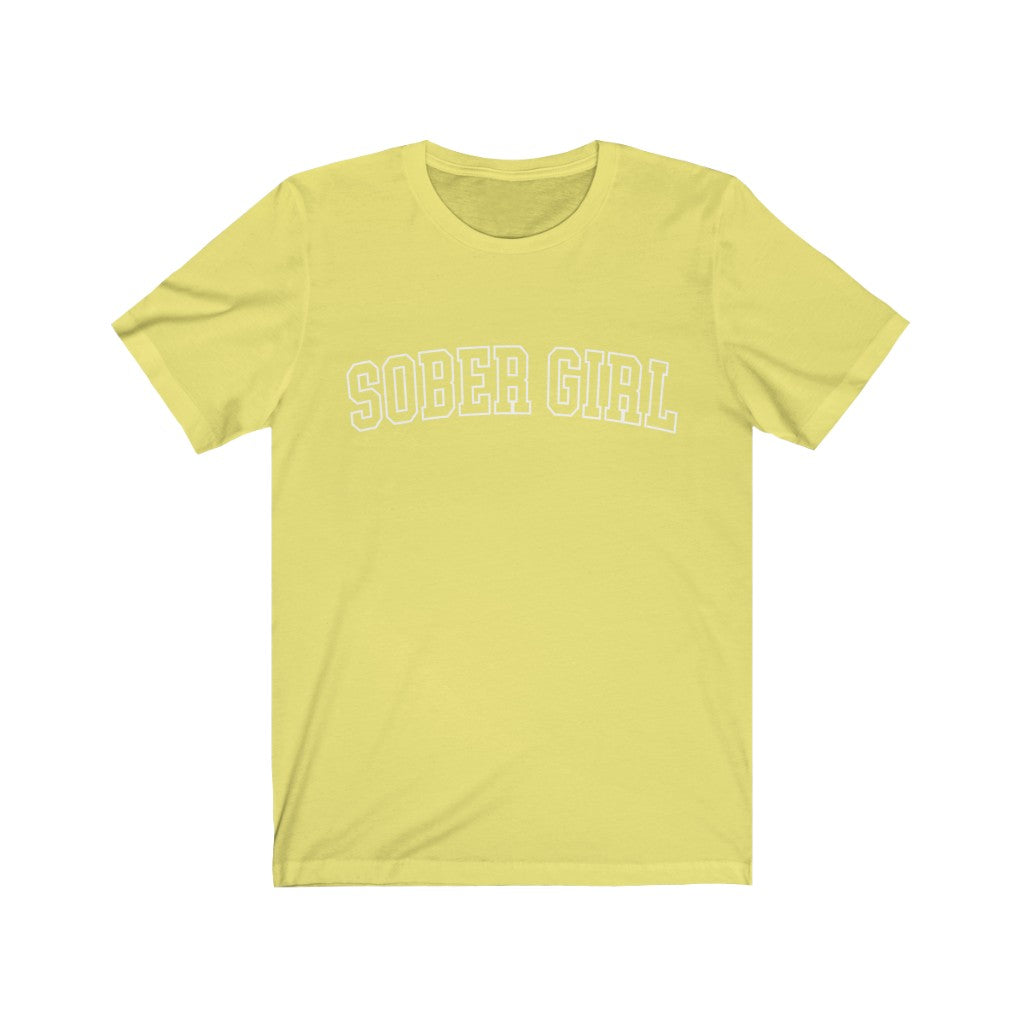 Sober Girl Varsity Tee