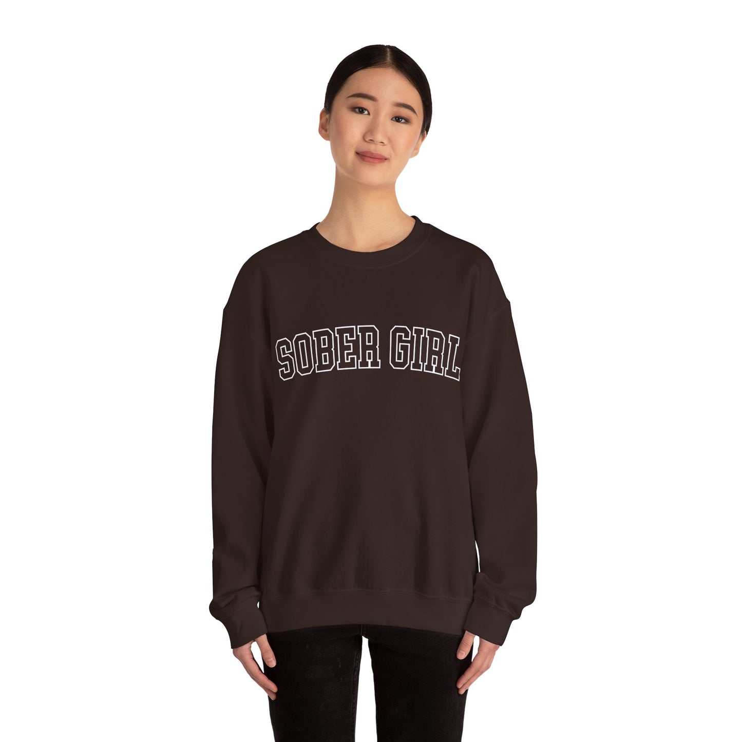 Sober Girl Varsity Crewneck Sweatshirt