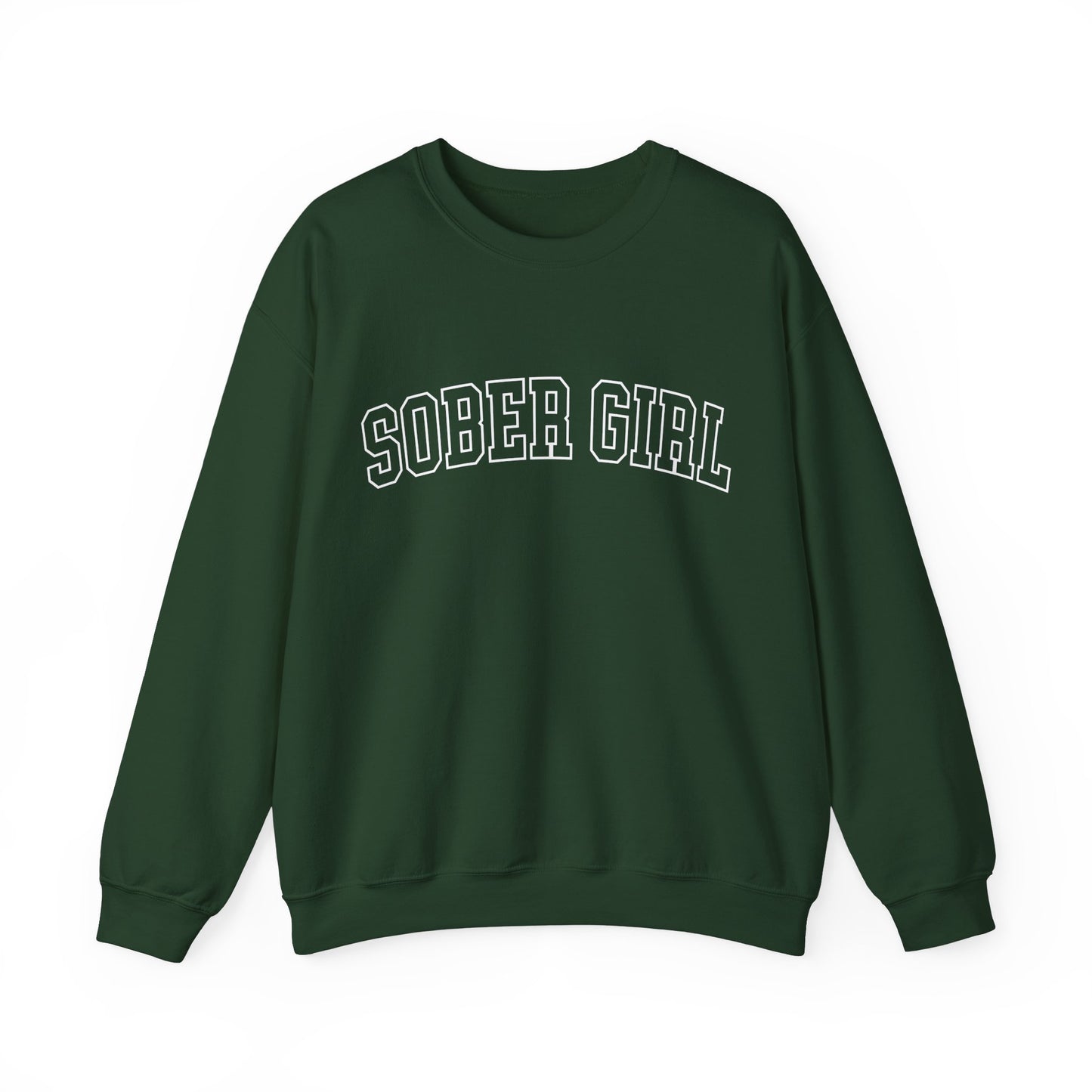 Sober Girl Varsity Crewneck Sweatshirt