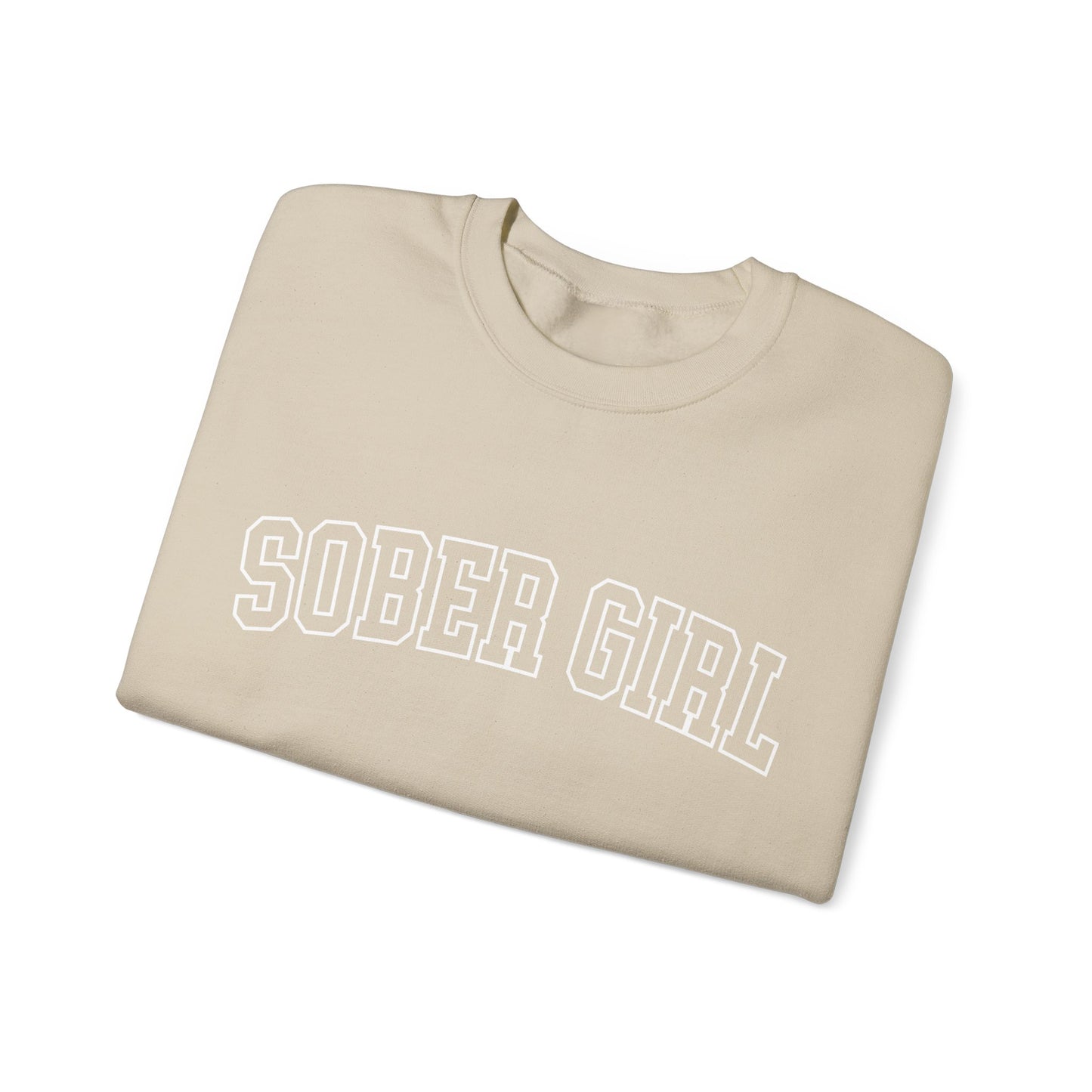 Sober Girl Varsity Crewneck Sweatshirt