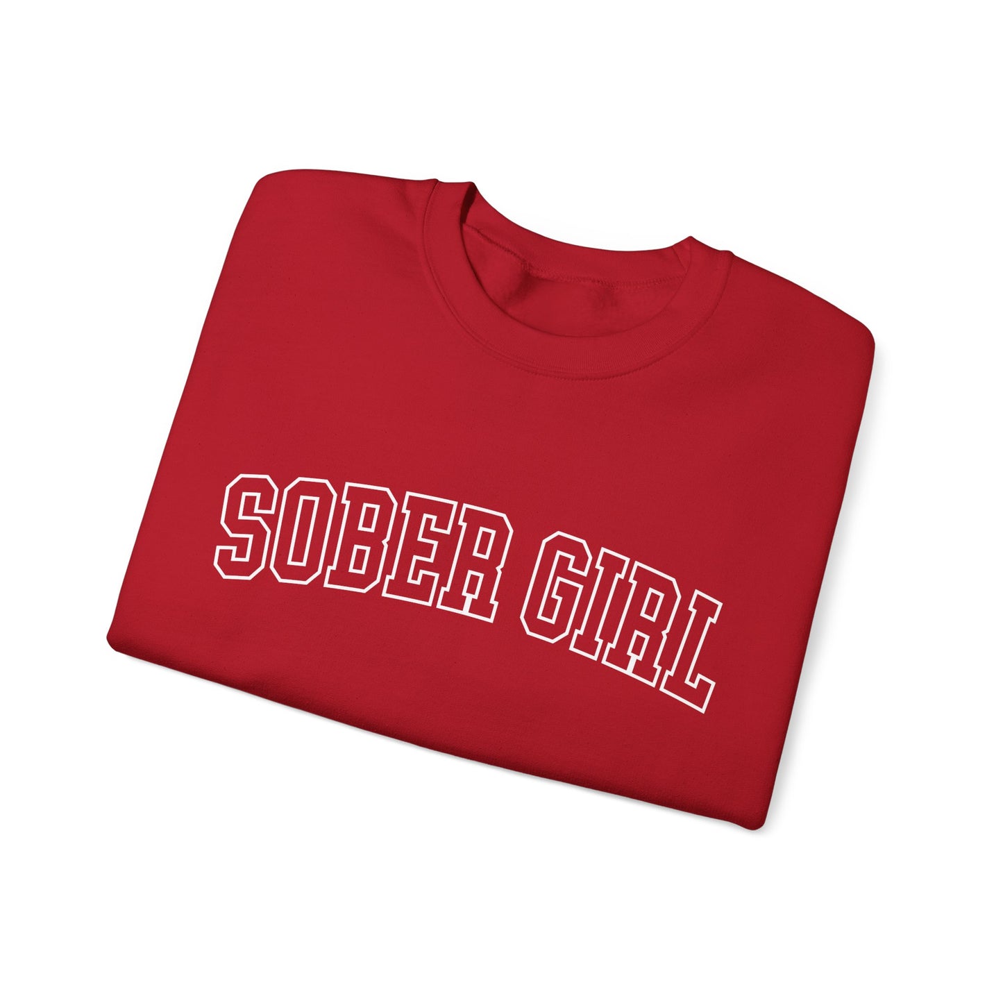 Sober Girl Varsity Crewneck Sweatshirt