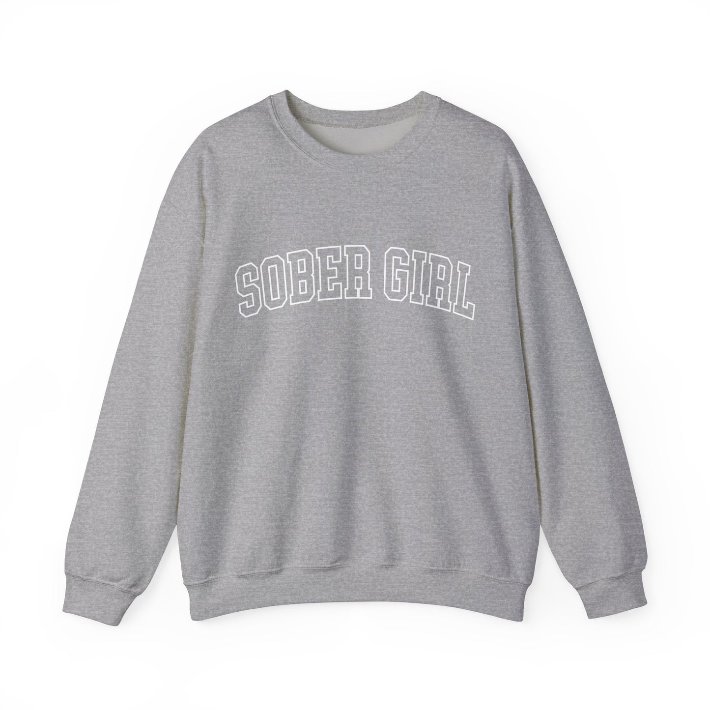 Sober Girl Varsity Crewneck Sweatshirt