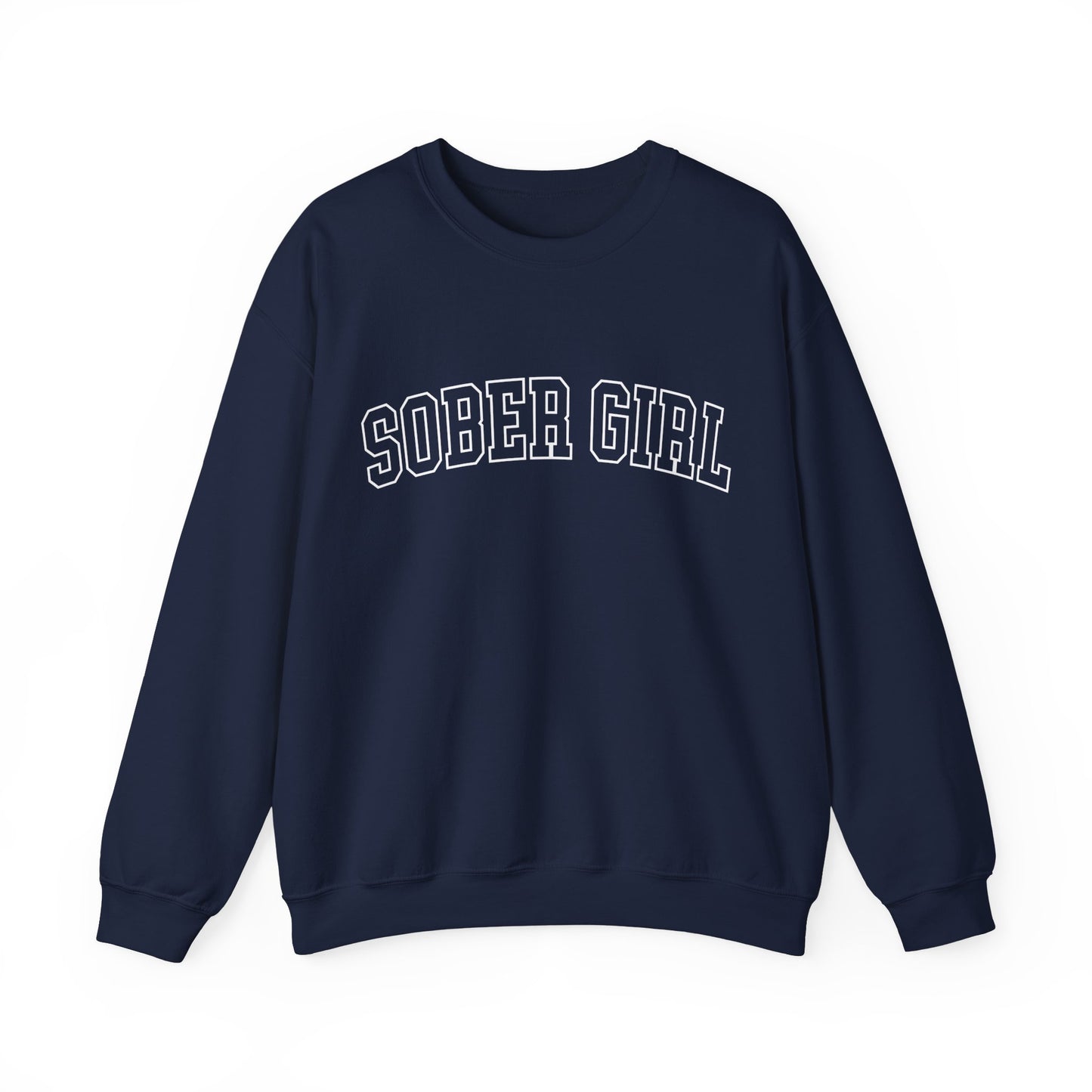 Sober Girl Varsity Crewneck Sweatshirt