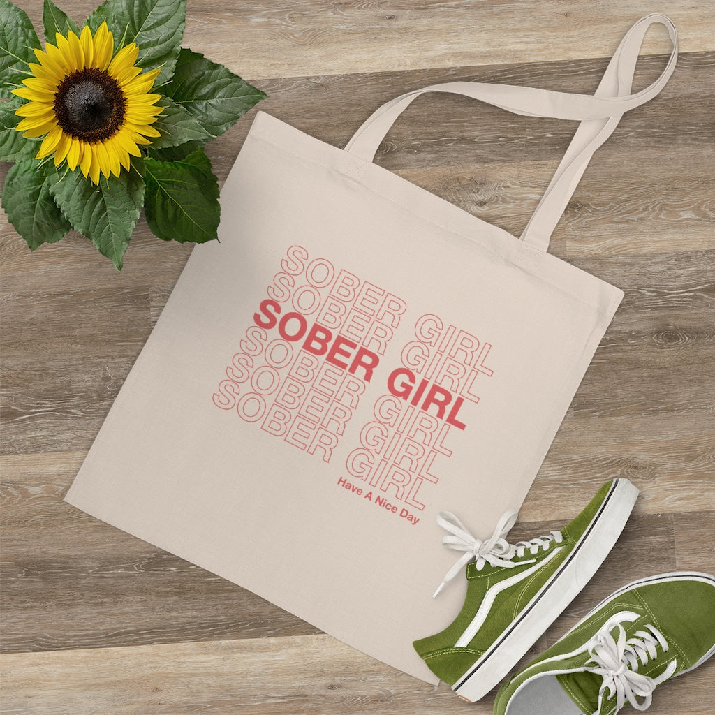 Classic Sober Girl Tote Bag