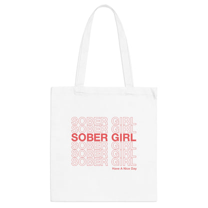 Classic Sober Girl Tote Bag