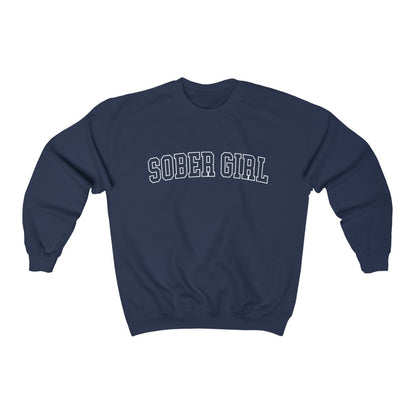 Sober Girl Varsity Crewneck Sweatshirt