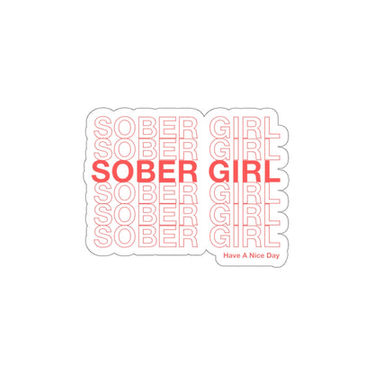 Classic A Sober Girls Guide Stickers